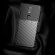 Nokia 2.4 Thunder Series Twill Texture TPU Mobile Phone Cover Case, Black