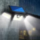 3 in 1 LED solārā lampa ar kustības un krēslas sensoru