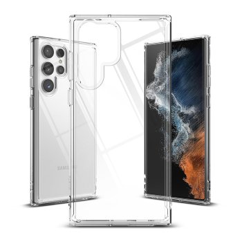 Samsung Galaxy S22 Ultra 5G (SM-S908) Ringke Fusion Matte Cover TPU Case, Transparent | Чехол Кейс...