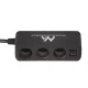 Разветвитель прикуривателя Maclean MCE117, 3 гнезда, 4x USB, вольтметр, 120W