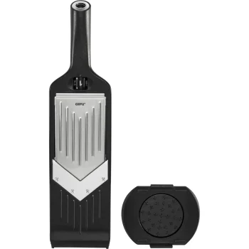 Dārzeņu griezējs Gefu VIOLI V-Hobel, 1–5 mm, melns / sudraba