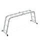 ModernHome 4x3 Multi-Purpose Aluminum Folding Ladder, 330 lbs Capacity