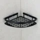 Vannas istabas sienas stūra plaukts, 2 gab. | Bathroom Corner Shelf