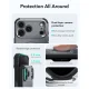ESR Cyber Tough Kickstand MagSafe vāciņš iPhone 18 Pro Max / 17 Pro Max, pelēks