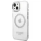 Guess Metal Outline MagSafe vāciņš iPhone 14 6.1\" Silver