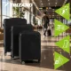 Набор чемоданов 3в1 Trizand ABS, черный