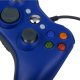Проводной геймпад для PC и Xbox 360 с вибрацией, синий