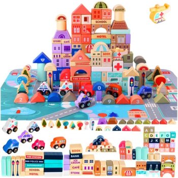 Wooden Blocks - City