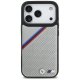 BMW iPhone 17 Pro Case M Tricolor Metal Logo MagSafe, Gray