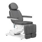 Elektriskais Kosmētiskais Krēsls Sillon Classic 3 Motori Ar Pedikīra Šūpuli Pelēks | Electric Cosmetic Chair Motors With Cradle Pedi Grey