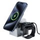 3-in-1 Wireless Charger Acefast E18 Rubik\'s Cube Black