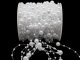 White Pearl Christmas Tree Garland 5m 8mm
