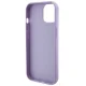 Guess iPhone 15 vāciņš Sequin Script Metal, violets