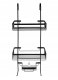 Ruhhy 00016723 Hanging Shower Caddy, Black