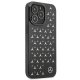 Mercedes iPhone 13 / 13 Pro Case Silver Stars Pattern, Black