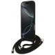 Чехол Guess 4G Big Logo Cord Strap Crossbody для iPhone 17 Air, черный