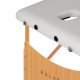 Balance Lux 3-Segment Folding Wooden Massage Table 190x70cm, White