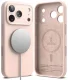Чехол Ringke Silicone MagSafe для iPhone 18 Pro Max, розовый