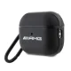 Чехол AMG Leather Big Logo для AirPods Pro 2 (2022/2023), черный