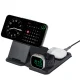UAG 3in1 Travel Charger 15W Wireless Charger with MagSafe + Cable + Organizer - Black