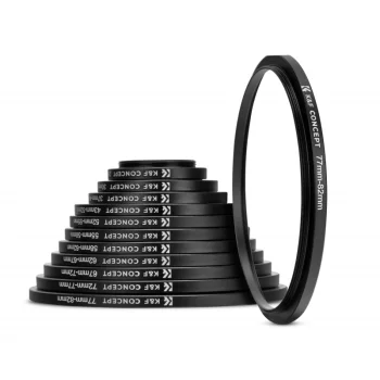 K&F Concept 11-in-1 Step-Up Filter Ring Adapter Set (26-82 mm)