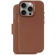 Чехол-кошелек Decoded Leather Detachable MagSafe для iPhone 16 Pro, коричневый