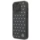 Mercedes iPhone 13 / 13 Pro Case Silver Stars Pattern, Black