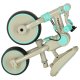Bērnu Trīsritenis Ratiņi Tricikls TRIKE FIX V4, Pelēks-Zils | Kids Baby Trolley Bike Tricycle Stroller Buggy