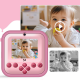 Wozinsky WDT-03 Bērnu Fotoaparāts Momentkamera ar Termoprinteri, Rozā | Children Instant HD Digital Print Camera
