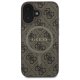 Чехол Guess 4G Ring Classic Logo MagSafe для iPhone 16 - Коричневый