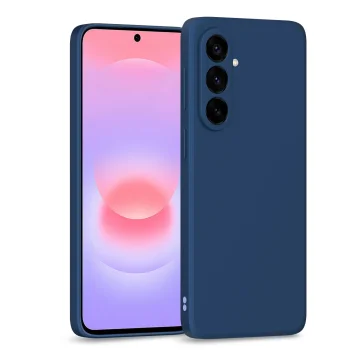 Samsung Galaxy A37 (SM-A376E/DS) Matt Silicone Color Case Cover, Dark Blue | Silikona Vāciņš Maciņš Apvalks Bampers