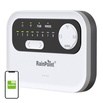 WiFi Sprinkler Controller RainPoint HIC801W 8-Zone