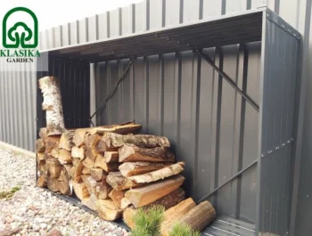 Firewood Storage Rack KLASIKA 180x110x50 cm, Painted