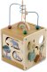 Koka rotaļlieta, sorteris, sensorais kubs NK-861 Nukido | Wooden Sensory Toy Cube