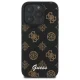 Чехол Guess Peony Script MagSafe для iPhone 16 Pro Max - черный