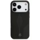 Чехол Mercedes для iPhone 17 Pro Leather The Move MagSafe, черный
