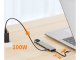 USB-C Hub 8-in-1 adapteris ar 4K 60Hz HDMI, 100W PD, Ethernet, 2x USB 3.0, SD