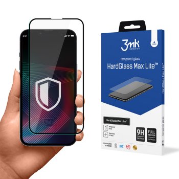 Закалённое стекло для iPhone 14 / 13 Pro / 13 9H, серия 3mk HardGlass Lite