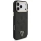 Guess 4G Triangle Logo MagSafe vāciņš iPhone 18 Pro Max un 17 Pro Max, melns ar zeltainu
