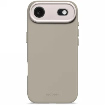 Чехол Decoded из антимикробного силикона с MagSafe для iPhone 17 Air — бежевый