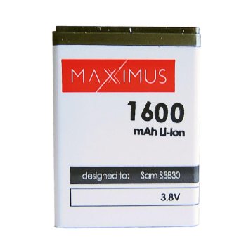 Maxximus akumulators Samsung S5830 Ace, 1600mAh