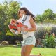 Bakalu 2-in-1 Electric Water Gun with Rechargeable Battery, Orange