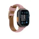 AmazingThing Class Band ādas siksniņa priekš Apple Watch 45 / 46 / 49 mm, rozā