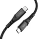 Кабель Tech-Protect Ultraboost UB11T USB-C на USB-C 100W 100 см, черный