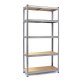Humberg HR-812 metāla noliktavas plauktu komplekts, 2 gab., 180x90x40 cm