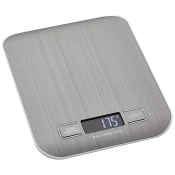 TFA 50.2004.54 AMARETTI Digital Kitchen Scale, 10 kg, Silver