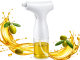Electric Olive Oil Sprayer Dispenser 200ml Glass USB-C, White