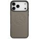 Mercedes iPhone 17 Pro Max Case Leather Vintage Logo MagSafe, Beige
