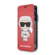 Karl Lagerfeld Karl Space Cosmonaut atverams iPhone X / XS vāciņš, sarkans