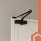 Ruhhy 26782 Automatic Hydraulic Door Closer for 40-65kg Doors, Black